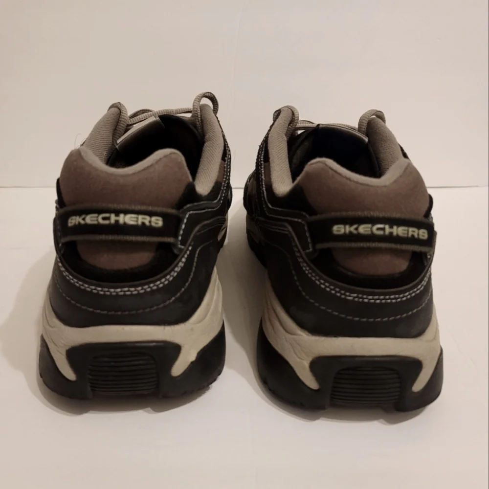 Skechers Men's 50675 Brick/Brown Leather Outdoors Sz 13 - Picture 2 of 8